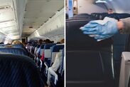 airplane dirty parts hygiene 