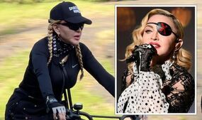 madonna health recovery tour bike new york pictures