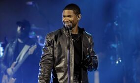 Usher pole dancers Super Bowl halftime show