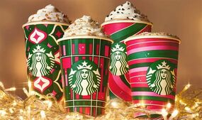 Starbucks holiday drinks food menu red cups