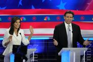 republican presidential debate desantis haley trump