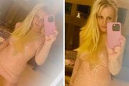 Britney Spears never buys diamond dresses glitzy post