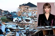 Taylor Swift million Tennessee tornadoes donates 
