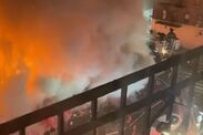 bronx fire stores building injuries knightsbridge
