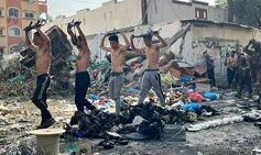 hamas militants captured gaza hospital israel pictures