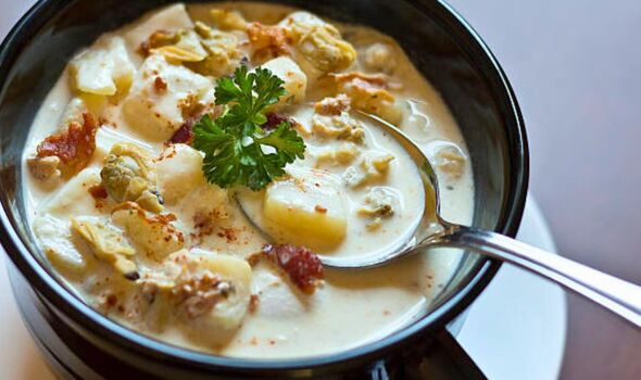 Picture of tasty chicken bacon gnocchi soup