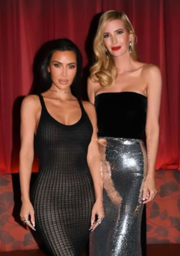 Kim Kardashian.and Ivanka Trump
