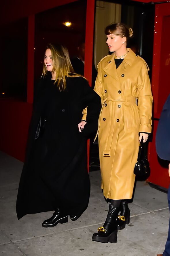 Selena Gomez and Taylor Swift Celebrity Sightings In New York City 