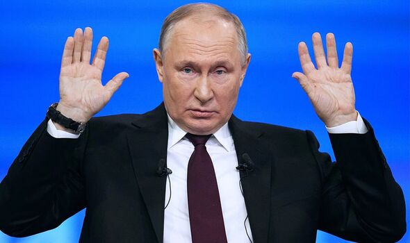 Vladimir Putin attends first press conference since start of Ukraine invasion